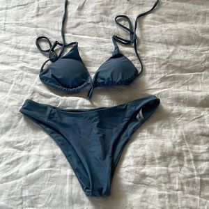SHEIN light blue bikini set